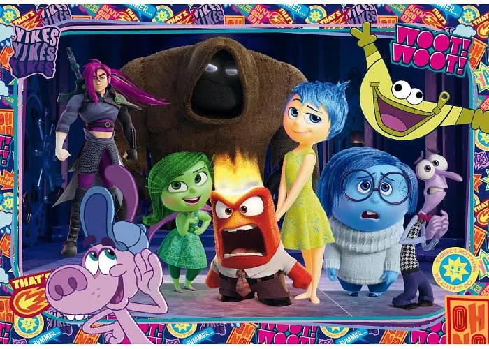 Пазл Clementoni SuperСolor: Думки Навиворіт 2, Disney/Pixar (SuperСolor - Disney Pixar Inside Out 2 Puzzle - 104 pcs.), 104 ел. (25073) - фото 2