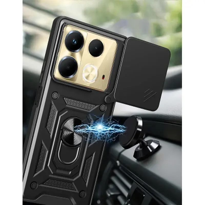 Чохол до мобільного телефона BeCover Military Infinix Note 40 (X6853) Black (712159) - фото 4