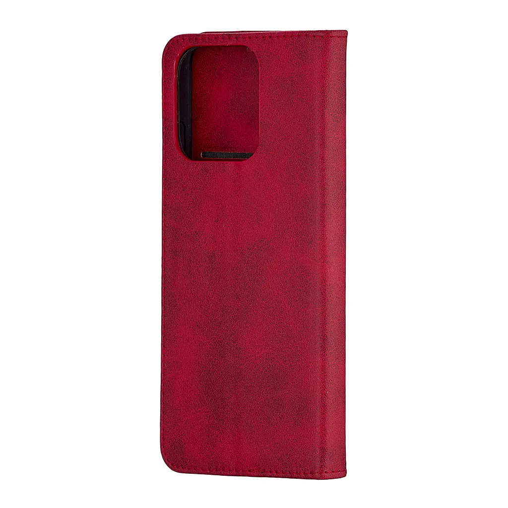 Чохол-книжка Premium Xiaomi Redmi 12C/Redmi 11A 4G/Poco C55 Dark Red - фото 2