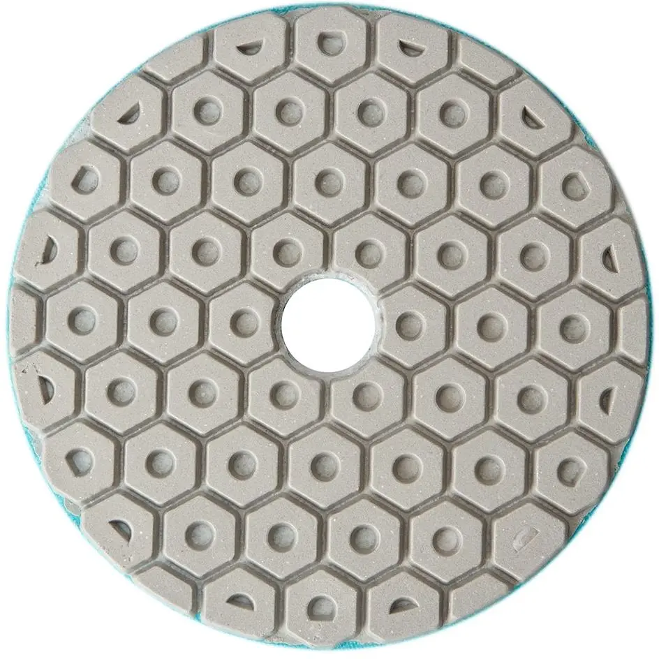 Круг алмазный Alloid Building Tools Combs шлифовальный на липучке 100 мм зерно 1500 (DD-63384) - фото 2