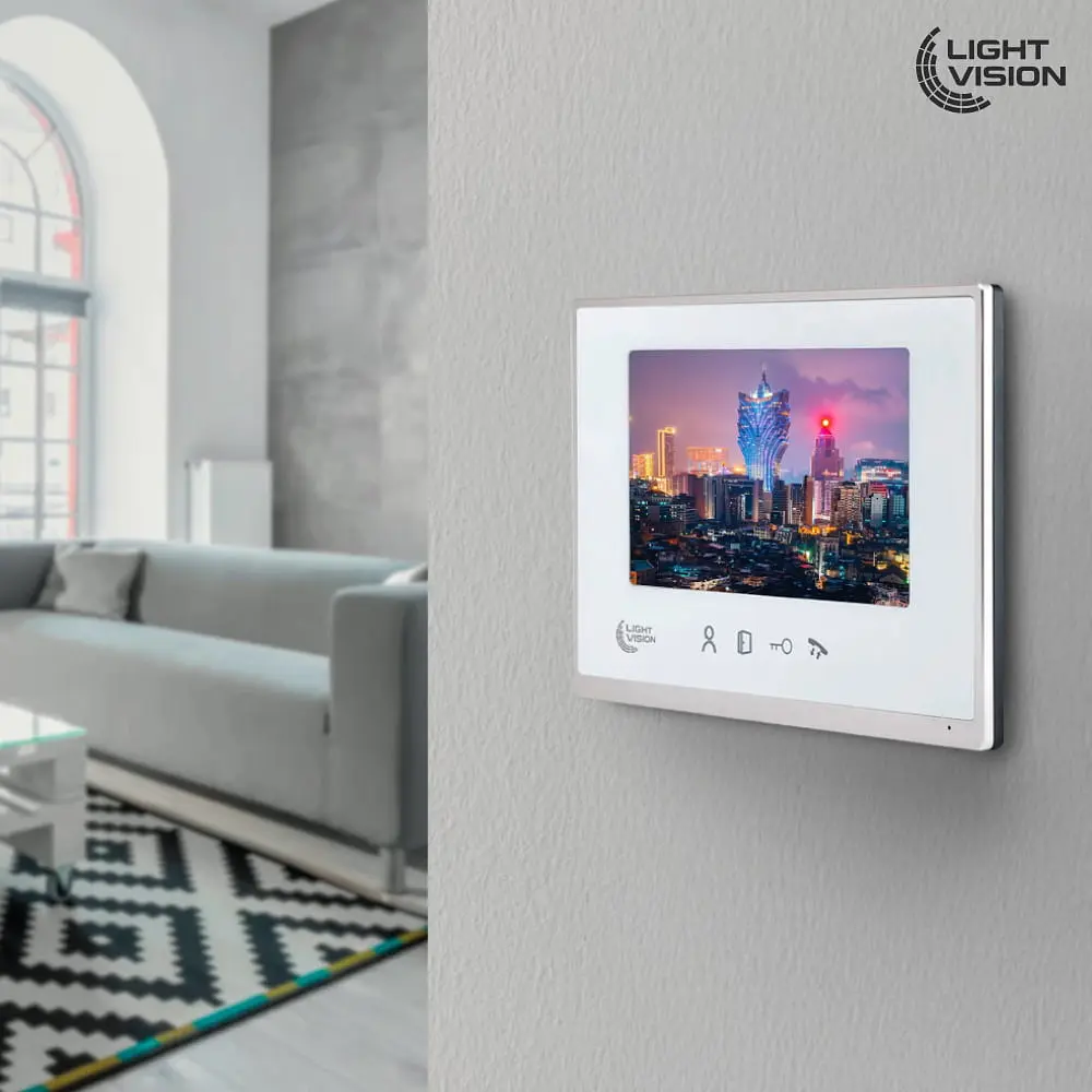 Відеодомофон 7” WiFi Light Vision MACAO FHD White (82-00204) - фото 5