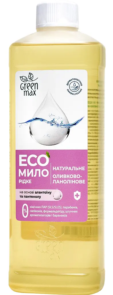 Екомило натуральне рідке Green Max Оливково-ланолінове 500 мл Choice