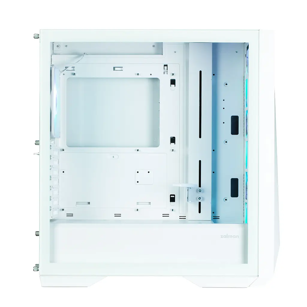 Zalman Корпус Z9 Iceberg MS без БЖ 2xUSB3.0, 2xUSB2.0 1xUSB 3.1 Gen2 Type-C 4x140мм ARGB VGA 390мм LCS ready TG Side Panel EATX білий - фото 9