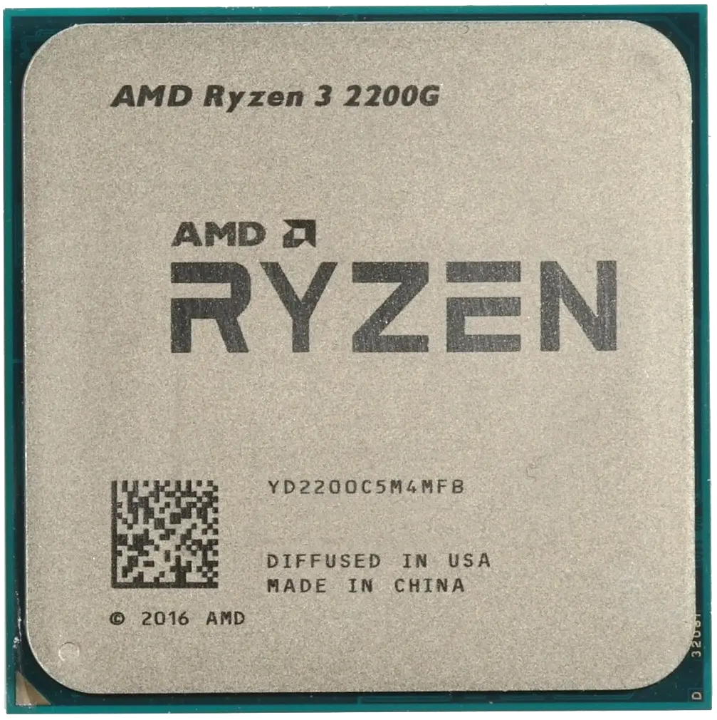 Процесор AMD Ryzen 3 2200G Socket AM4 (YD2200C5FBBOX) Б/В