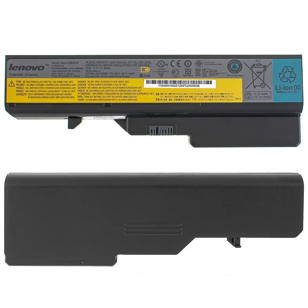 Акумулятор для ноутбука Lenovo G560 G565 G570 G575 G460 G465 Z560 Z565 Z570 Z575 V570 V575 B570 B575 (10.8V 48Wh) - фото 3