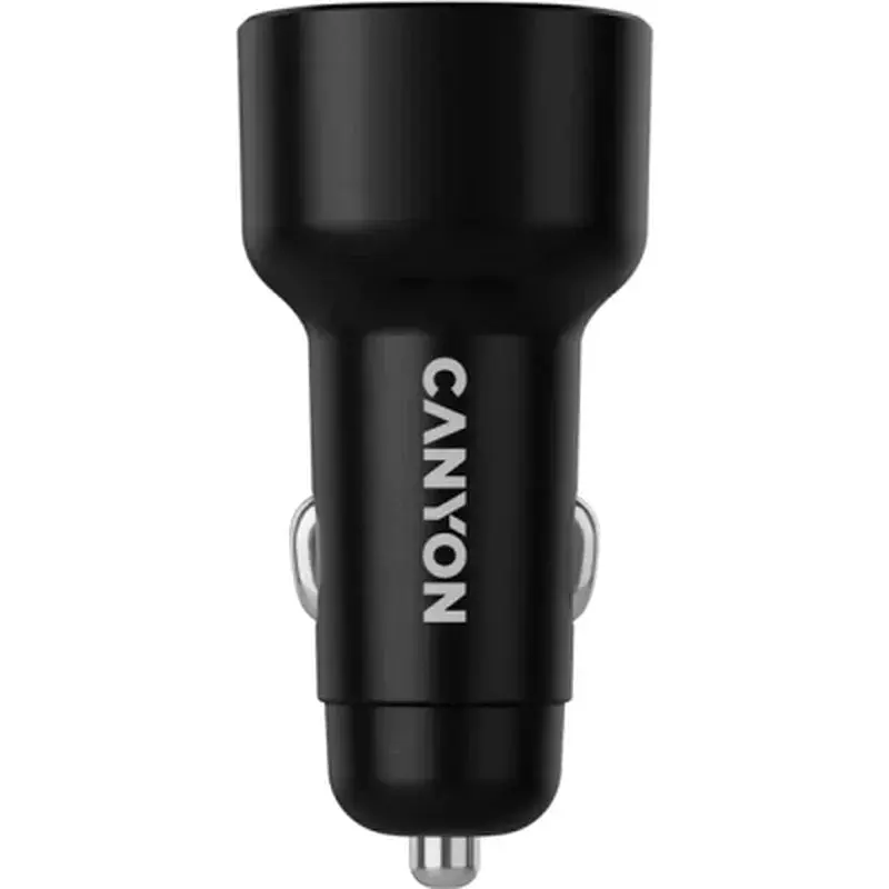 Зарядний пристрій Canyon 2xUSB-C PD60W black (CNE-CCABR3CC) - фото 2
