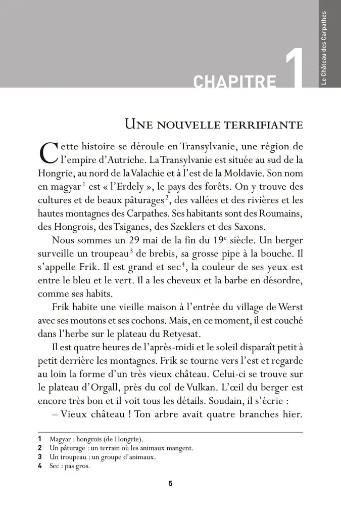 Lire en francais facile A2 Le Château des Carpathes - Жуль Верн - фото 2