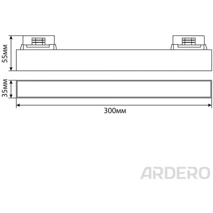 Світлодіодний трековий світильник Ardero AL125 10 Вт 5000 К білий (81073) - фото 6