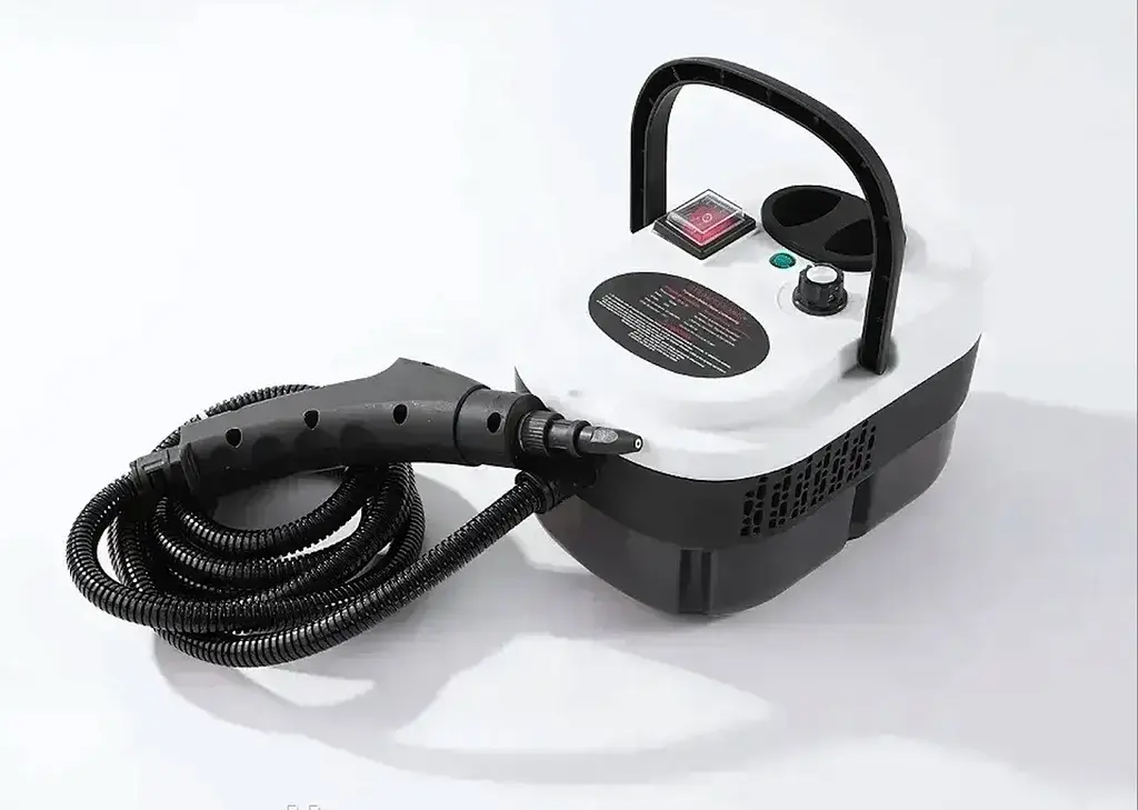 Многофункциональный пароочиститель Steam Cleaner 2500W бак 900 мл с набором насадок 10 в 1 Белый/Черный - фото 4