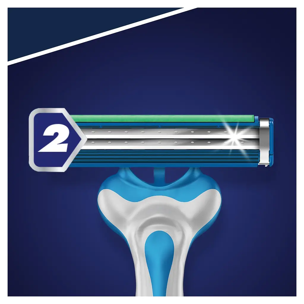 Одноразовые станки для бритья Gillette Blue 2 Max 8 шт. - фото 7