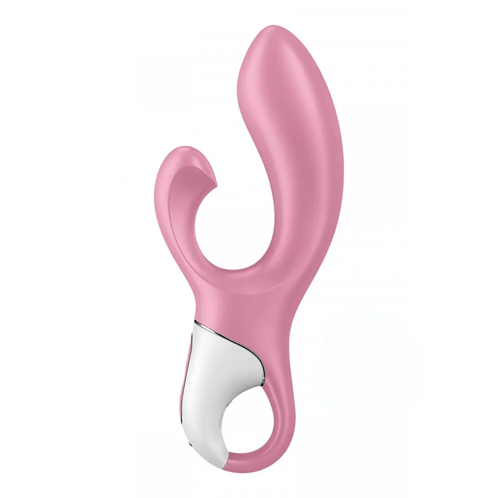 Вібратор-кролик Satisfyer Air Pump Bunny 2 20 см рожевий - фото 2