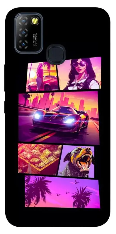 TPU чохол Demsky GTA vibes для Infinix Hot 10 Lite