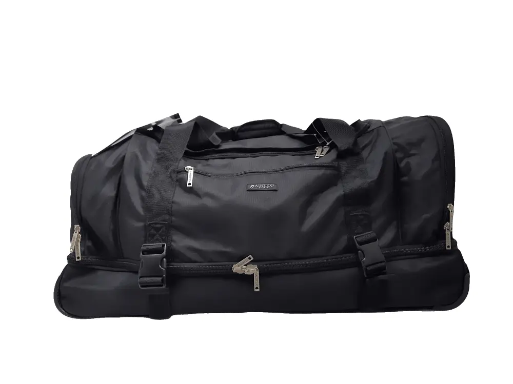 Дорожня сумка Airtex 819/65 колір чорний розмір середній M - фото 5