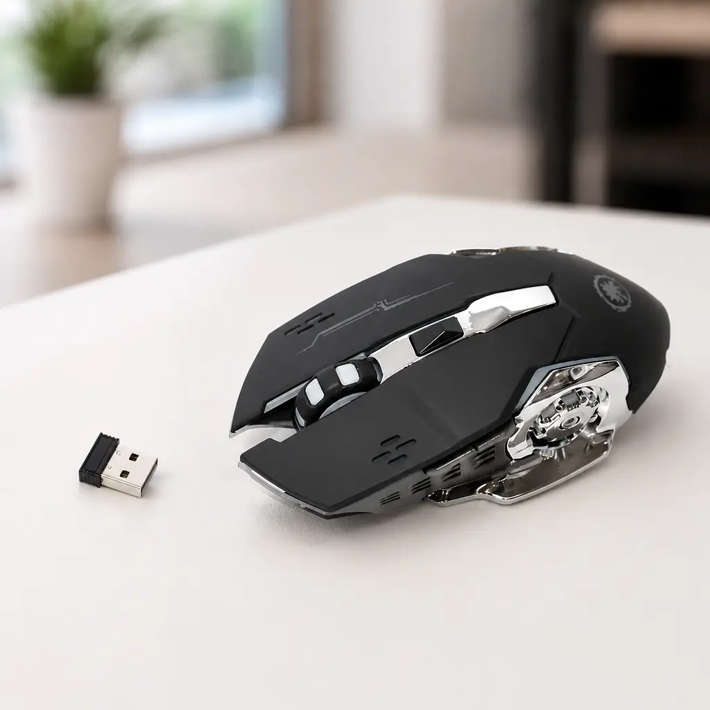 Мишка GAMING T2 wireless / Бездротова ігрова миша RGB Bluetooth / Мишка з безшумними кнопками - фото 3