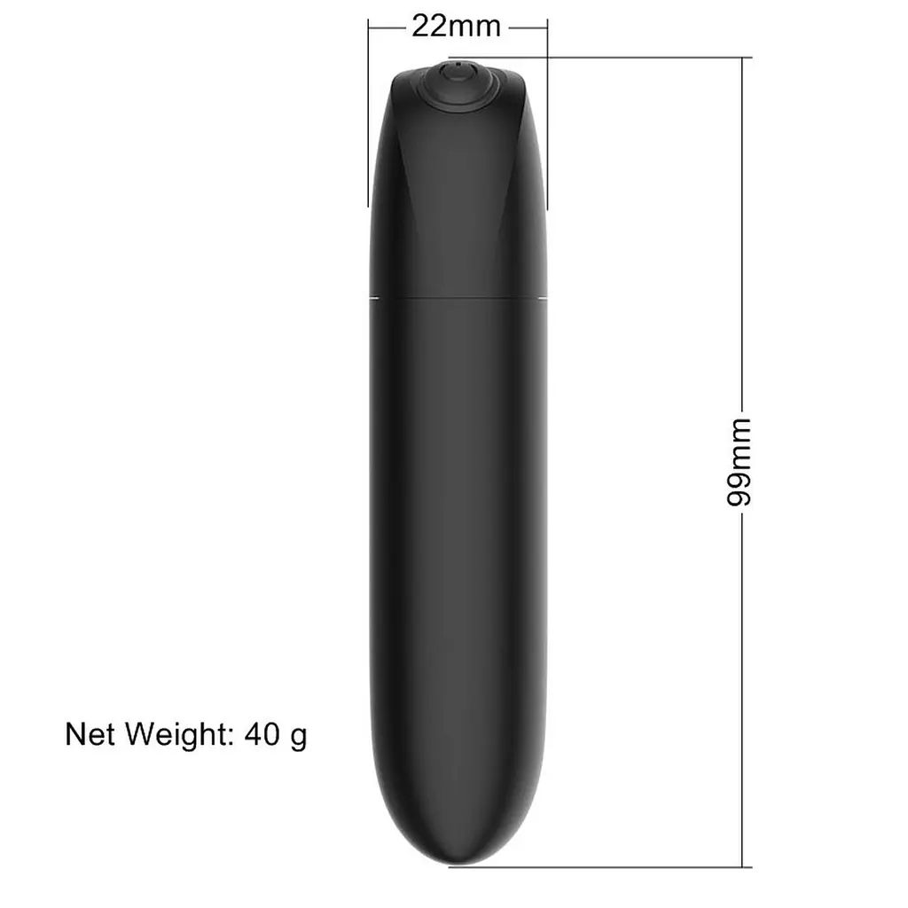 Міні-вібратор B - Series Magic Rechargeable Powerful Bullet, 10 см (чорний) - фото 2