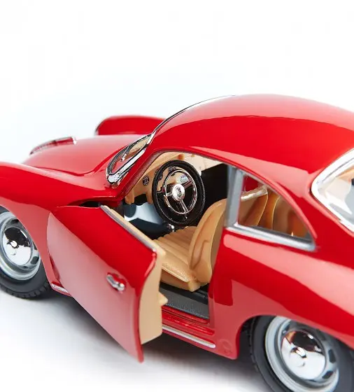 Автомодель Bburago Porsche 356B 1961 р 1:24 червоний (18-22079) - фото 5