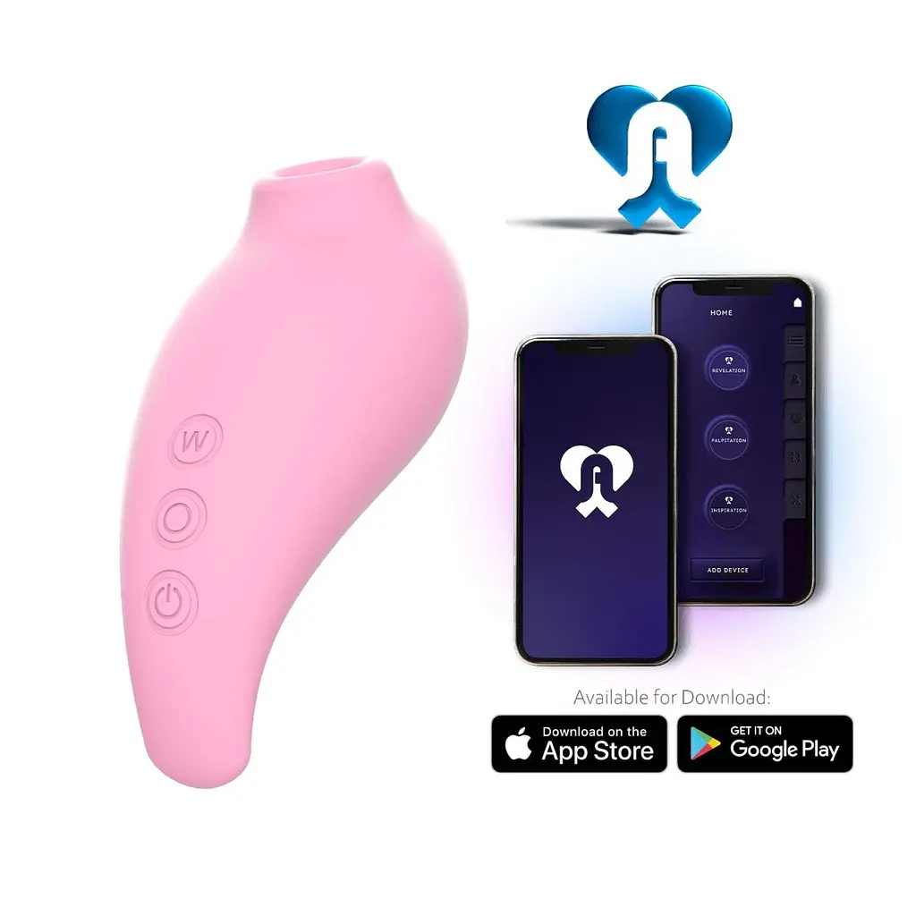 Стимулятор Adrien Lastic Revelation Pink + APP Вакуумный, 10,2 см розовый - фото 2