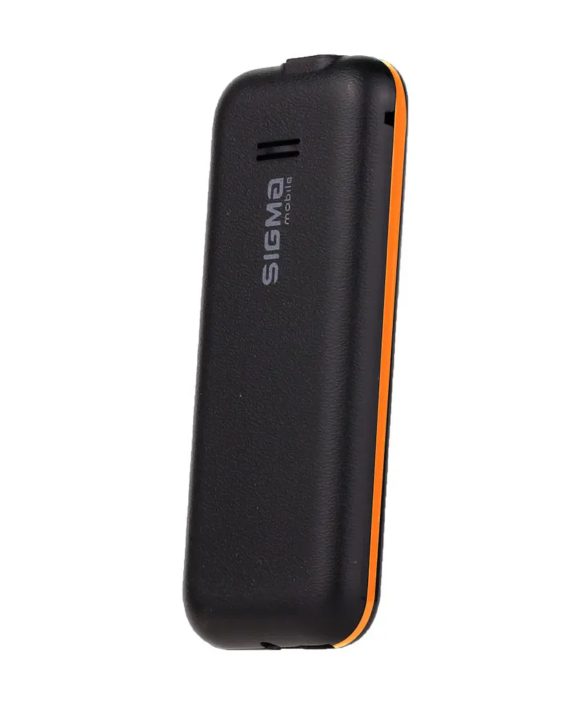 Кнопковий телефон Sigma Mobile X-style 14 Mini чорний з оранжевим - фото 4