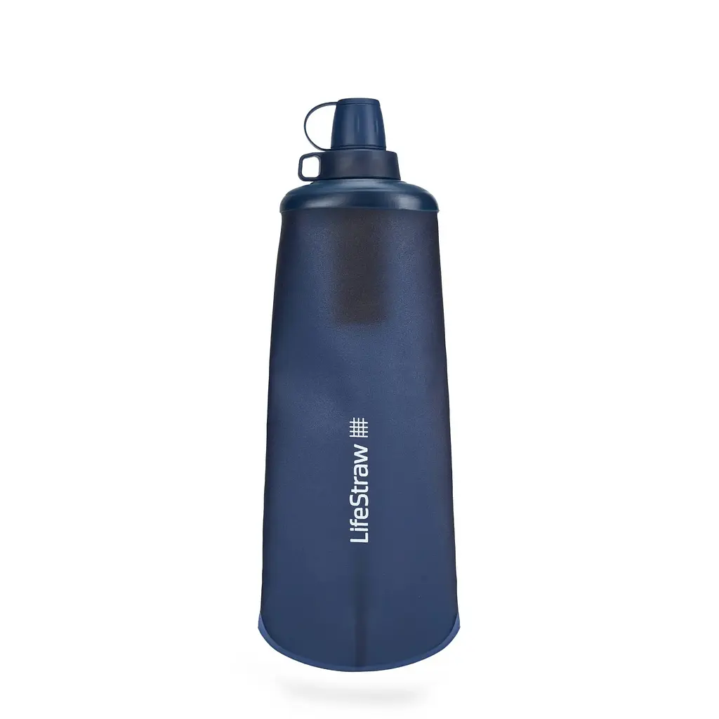 Пляшка-фільтр для води LifeStraw Peak Squeeze 1L High Mountain Blue (1033-LSW LSPSF1MBWW) - фото 2