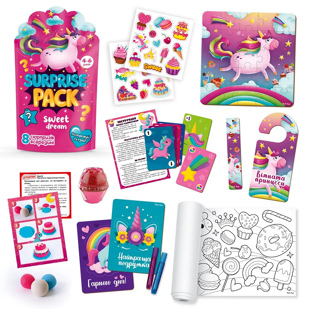 Набір сюрпризів Surprise pack. Sweet dreams VT8080-02 shop (4820234762972) - фото 2