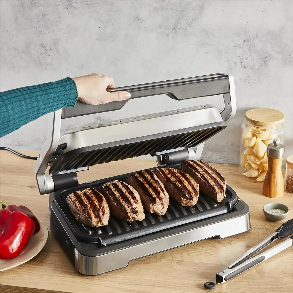 Гриль Tefal притискний OptiGrill 4in1 XL 2200Вт з'ємні пластини форма для випічки метал (GC784D30) - фото 8