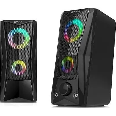 Акустична система REAL-EL S-107 USB Black (EL121100017) - фото 6