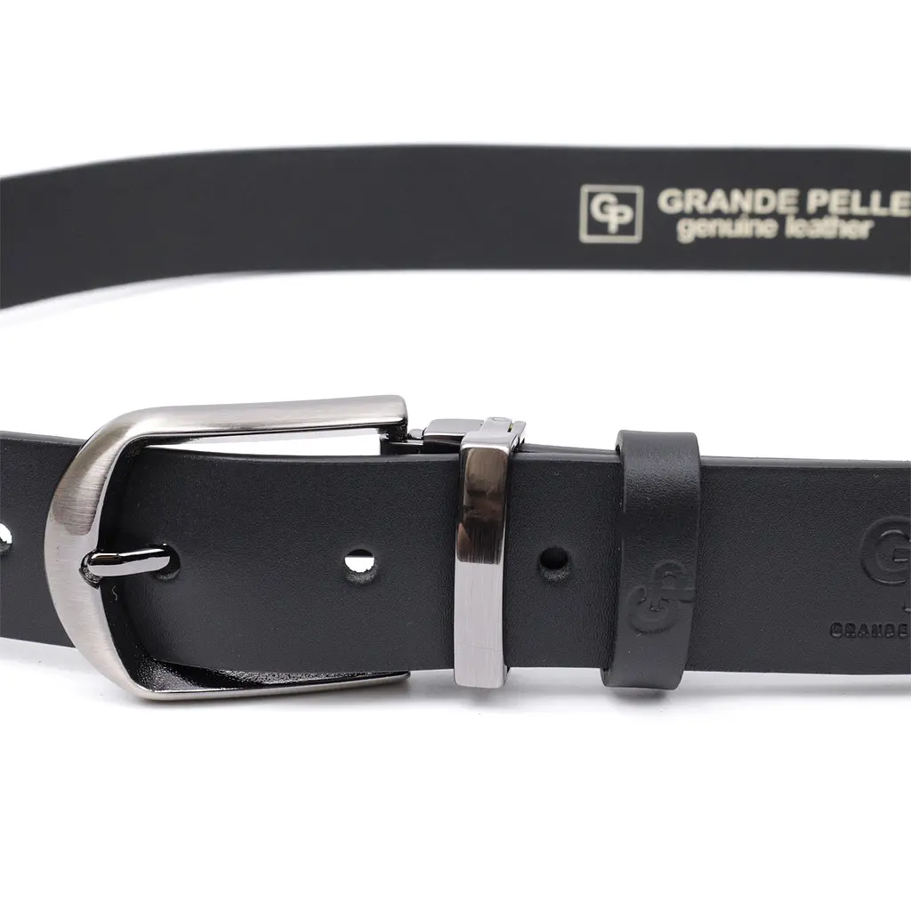 Ремінь шкіряний Grande Pelle чоловічий 3,4х120 см acs0026892 - фото 3