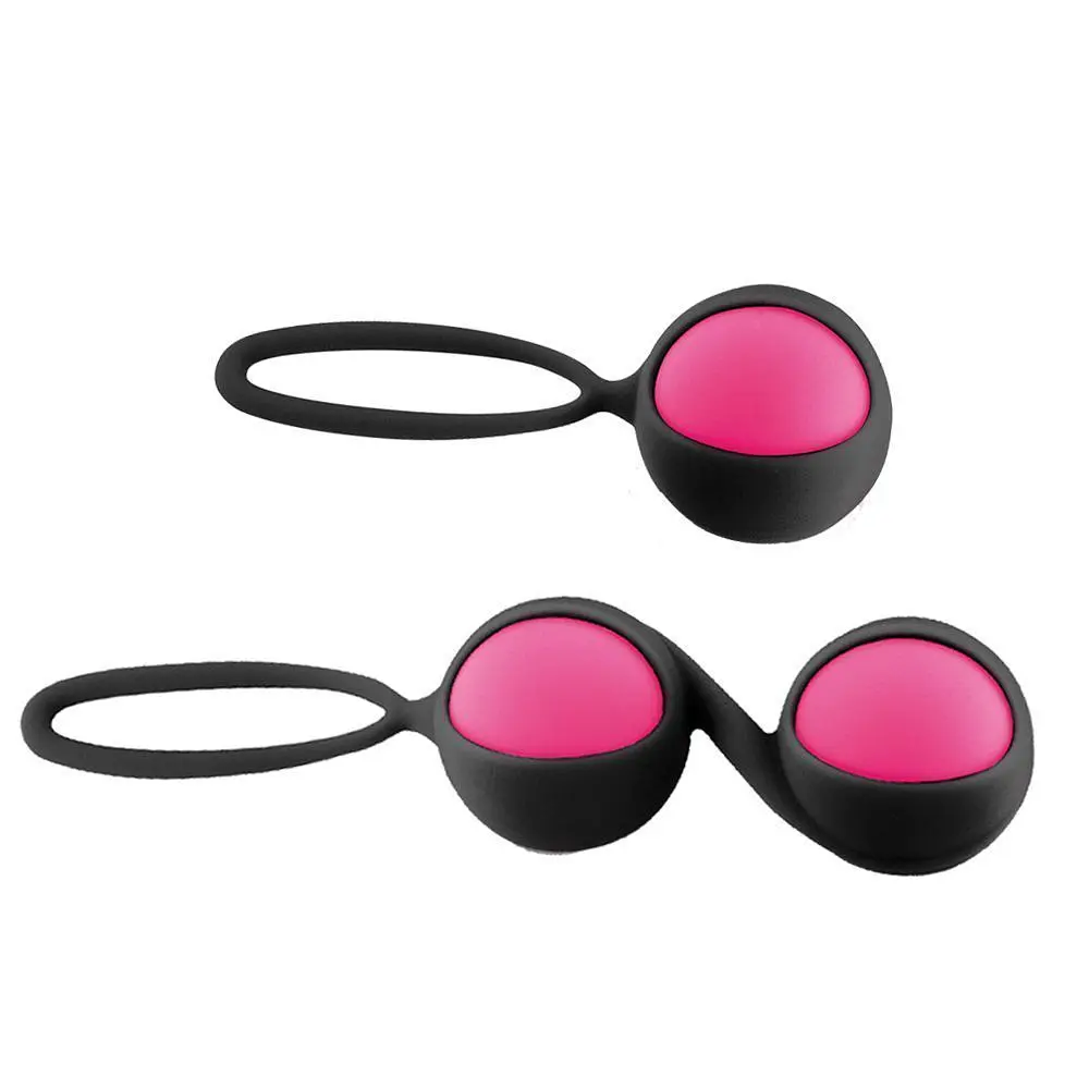 Вагінальні кульки Yoba Love Kegal Balls, 3 шт (рожевий) - фото 2