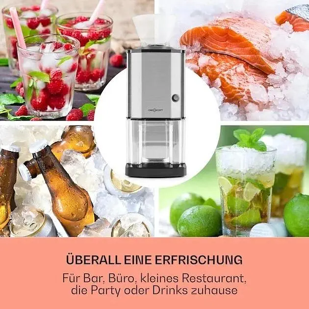 Измельчитель для льда OneConcept Ice Crusher серый (10028440) - фото 4