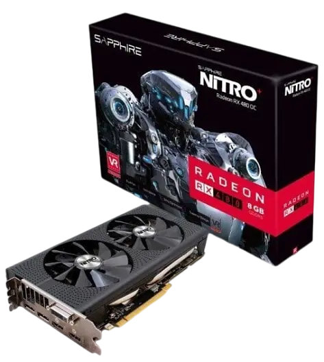 Відеокарта AMD Radeon RX 480 8GB Sapphire Nitro+ OC (11260-07) Б/В - фото 2