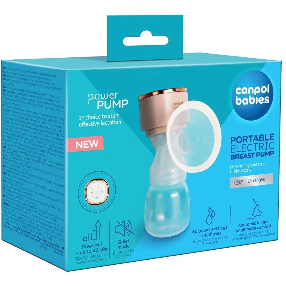 Молоковідсмоктувач портативний Canpol babies PowerPump електричний (20/107) - фото 2