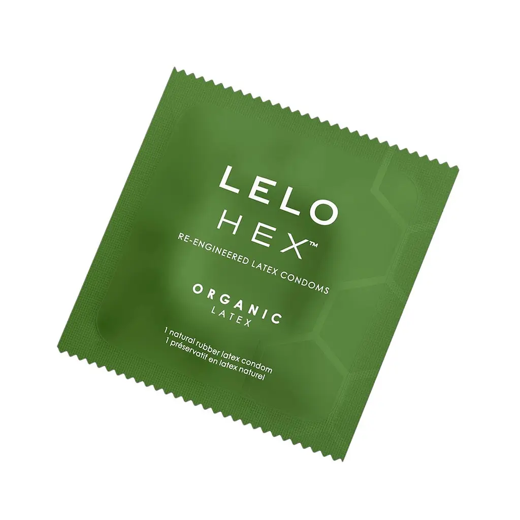 Презервативи LELO HEX Condoms Organic 3 Pack, тонкі та суперміцні - фото 3