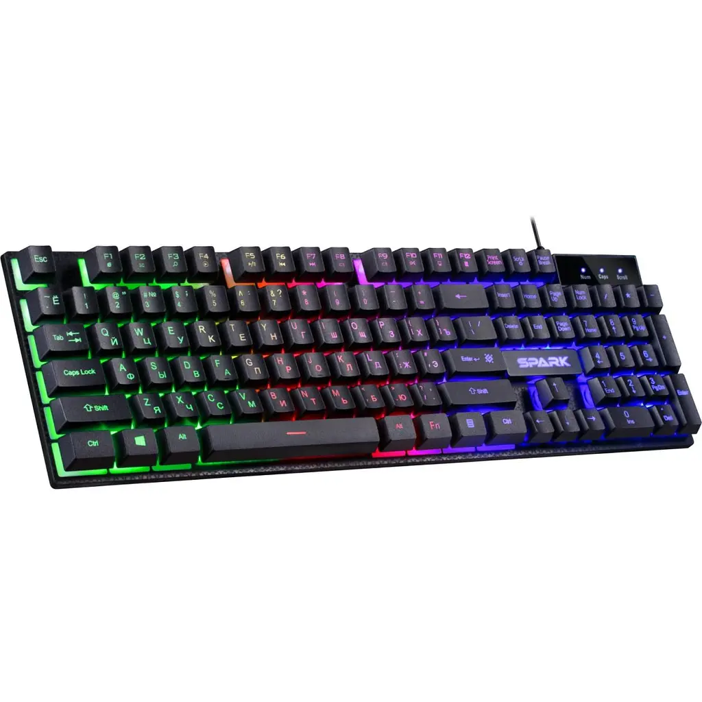 Клавіатура ігрова Defender Spark GK-300L UA LED підсвітка (45302) - фото 6