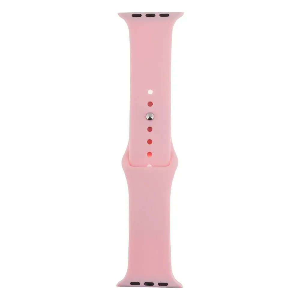 Ремінець Anchor Apple Watch Band Silicone One-Piece Size-S Watch 49/Watch 45/Watch 44/Watch 42 mm Light Pink - фото 2