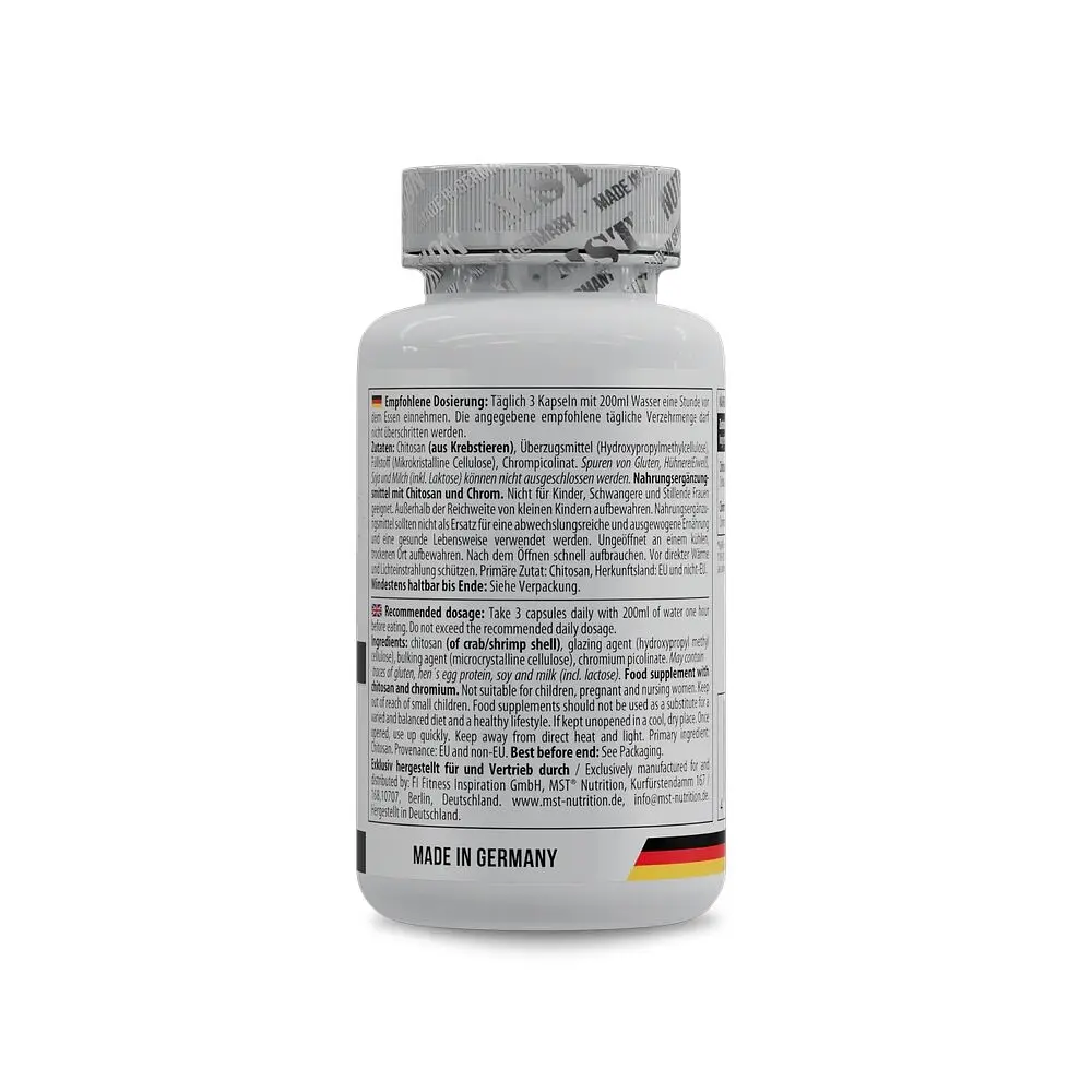 Хітозан та хром MST Nutrition Chitosan with Chrom, 60 капсул - фото 3
