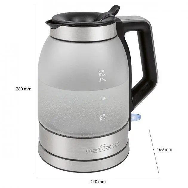 Електрочайник Profi Cook PC-WKS 1215G - фото 3