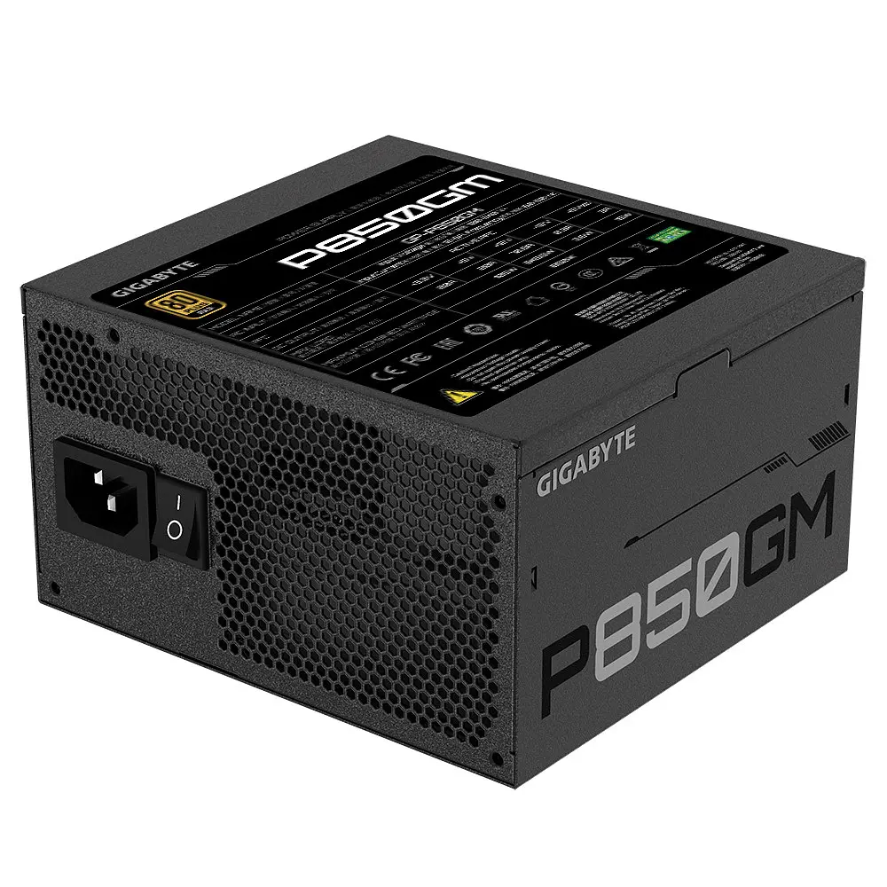 Блок живлення Gigabyte P850GM 850W 80+ Gold (GP-P850GM) Black Б/в - фото 5