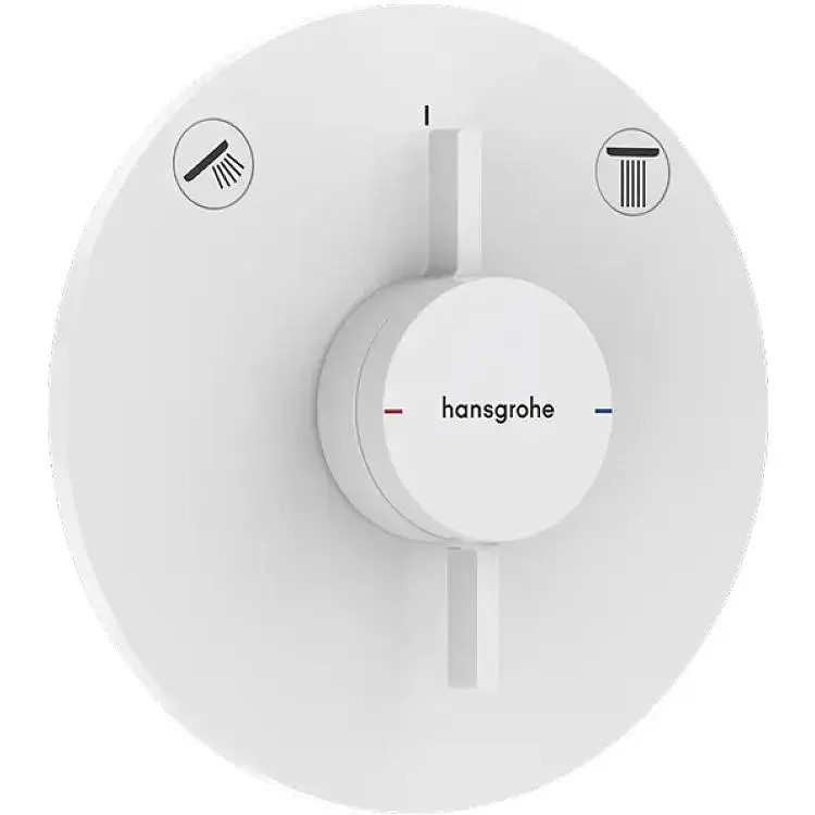 Змішувач для душу Hansgrohe DuoTurn S прихованого монтажу matt white 75418700