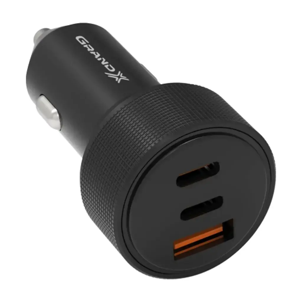 Зарядний пристрій Grand-X CH-39B 50W 1xUSB + 2xUSB-C PD + QC3.0 AFC FCP SCP VOOC Black (CH-39B) - фото 3