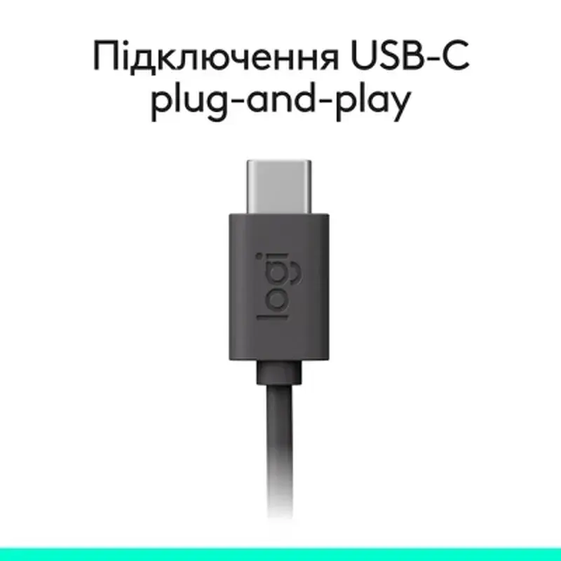 Навушники Logitech H390 USB-C Midnight Black (981-001576) - фото 4
