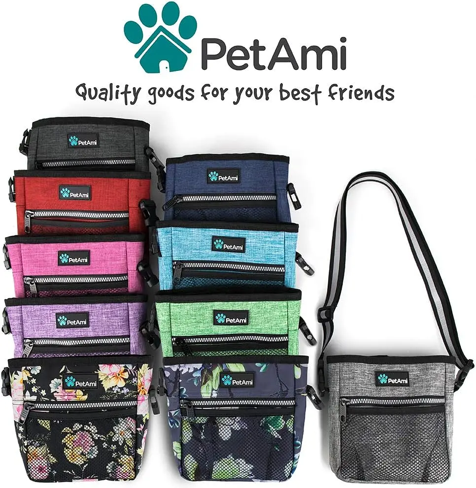 Сумка для вигулу собак PetAmi Floral Grey - фото 7