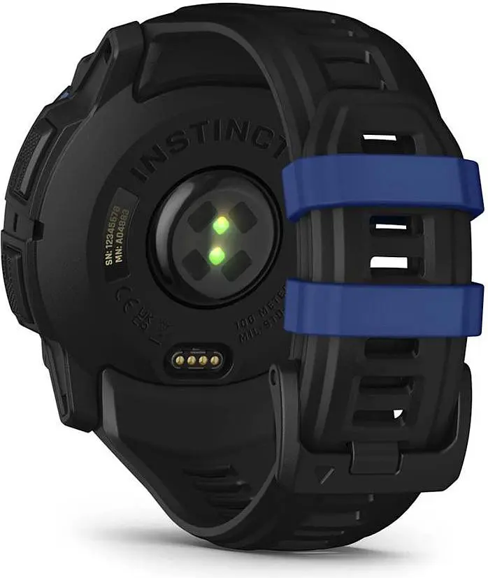 Смарт-часы Garmin Instinct 3 50mm AMOLED Black with Black Band (010-03020-03) - фото 7