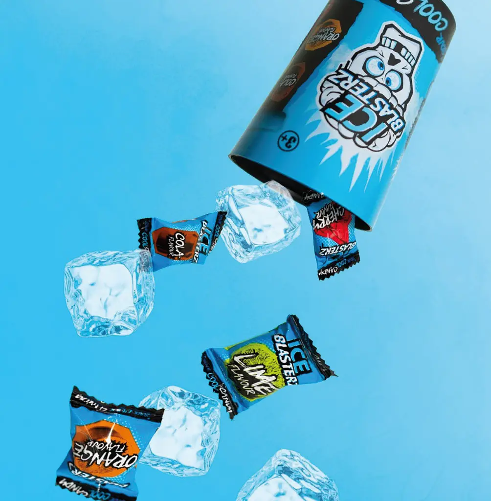 Кислі цукерки Brain Blasterz Ice Blasterz Super Sour Cool 45г - фото 4