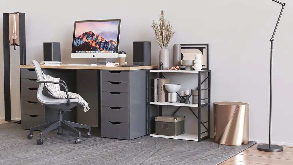 Етажерка 3/60 Ferrum-decor Серії Коннект 75x60x28 чорний ДСП Білий 16мм (FRD-104254) - фото 7