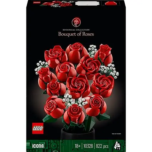 Уцінка. Конструктор LEGO Botanicals Букет троянд 822 деталі (10328) - фото 2