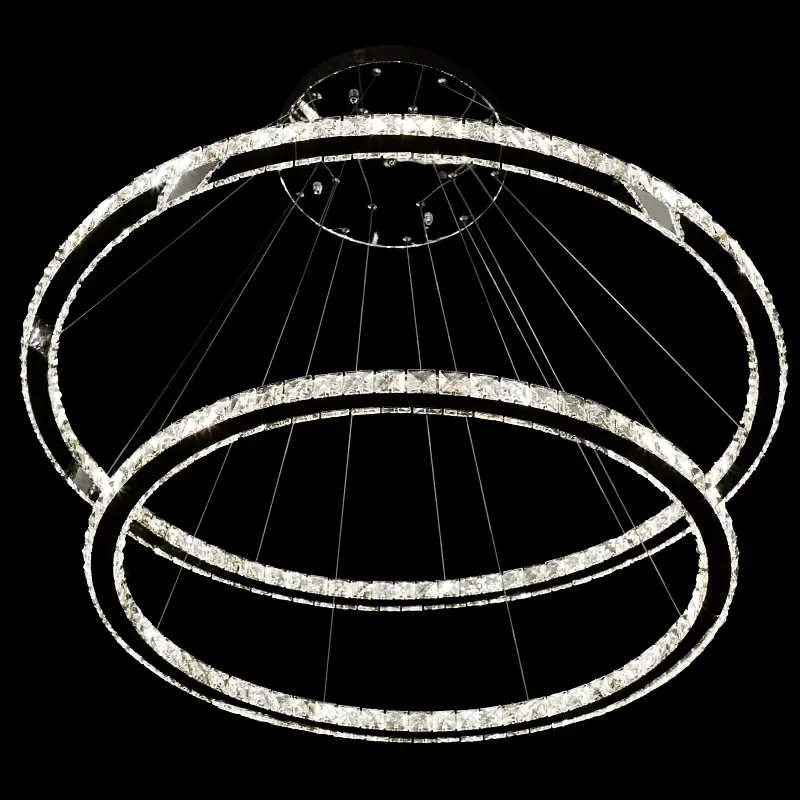 Люстра подвесная Brille с пультом LED 128W WW+NW+CW CH (BR-988S/2) - фото 6