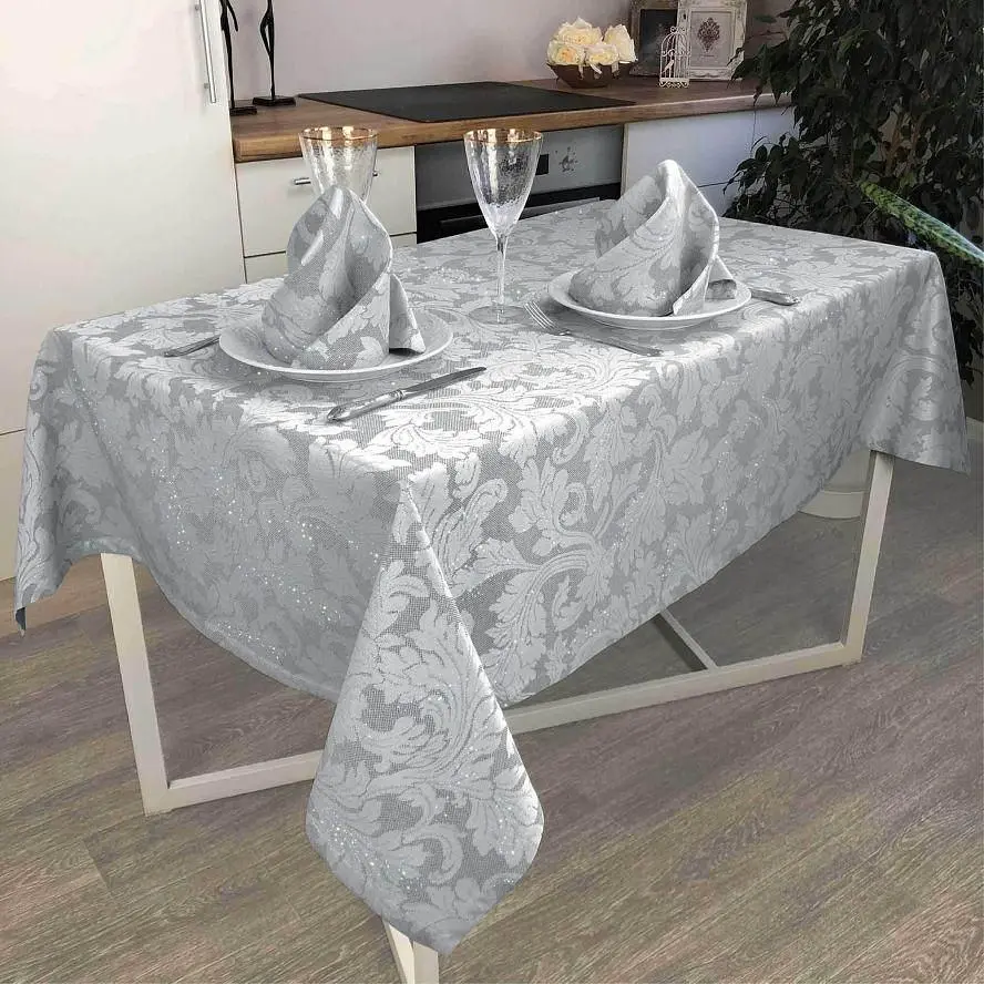 Серветка Прованс Сяйво 40х40 см темно-сіра (24527) - фото 3