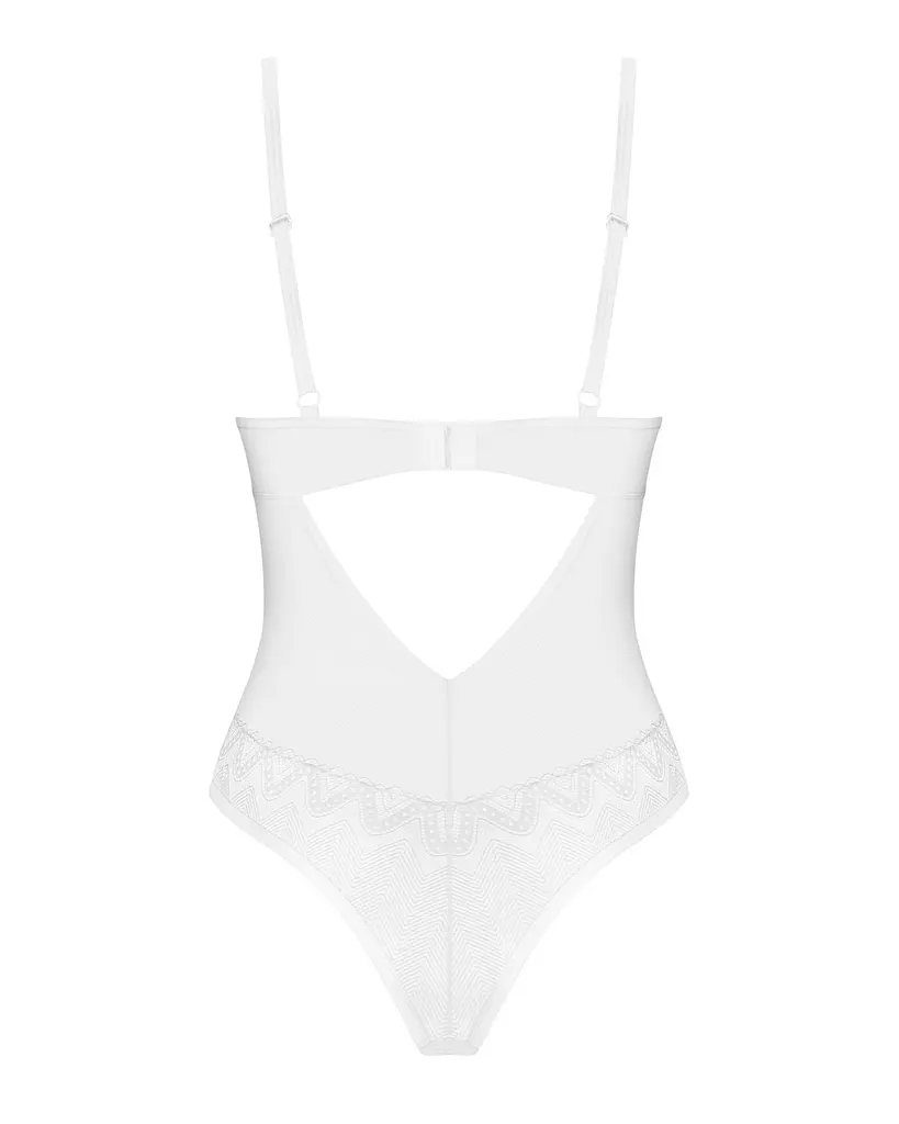 Боді Obsessive Alissium XL/2XL білий - фото 7