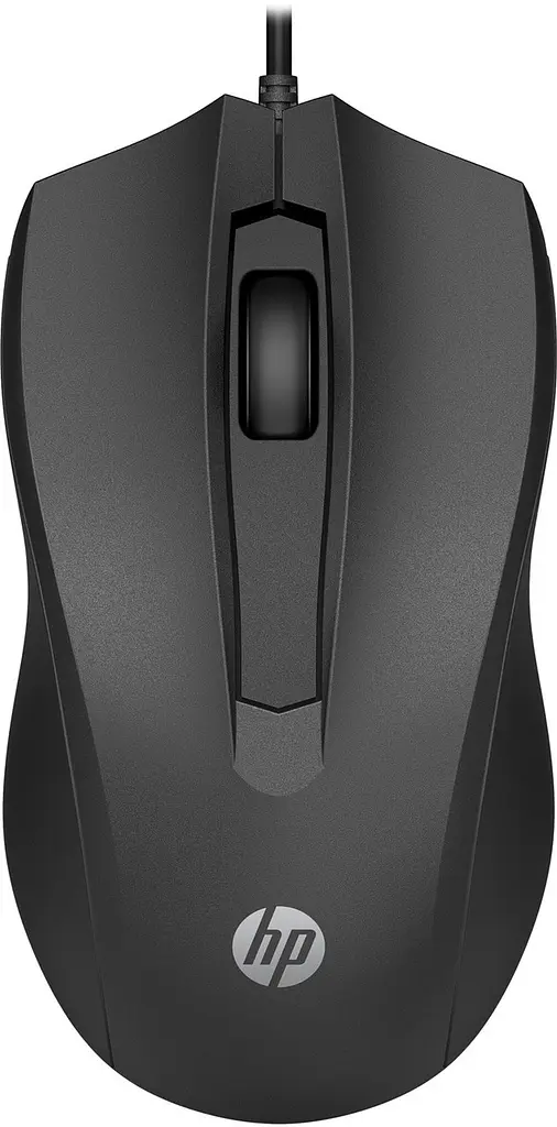 Мишка дротовий HP 100 USB, чорний