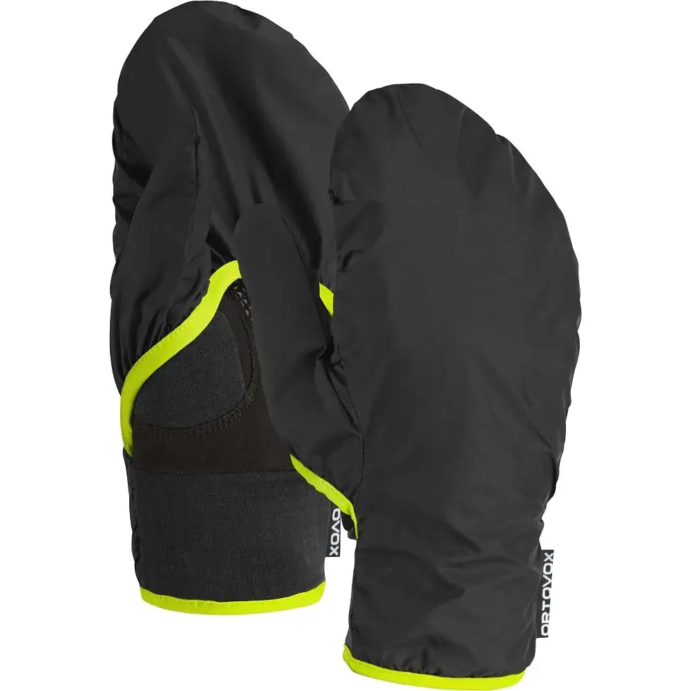 Рукавички чоловічі Ortovox Fleece Grid Cover Glove Men M Чорний-Жовтий - фото 2